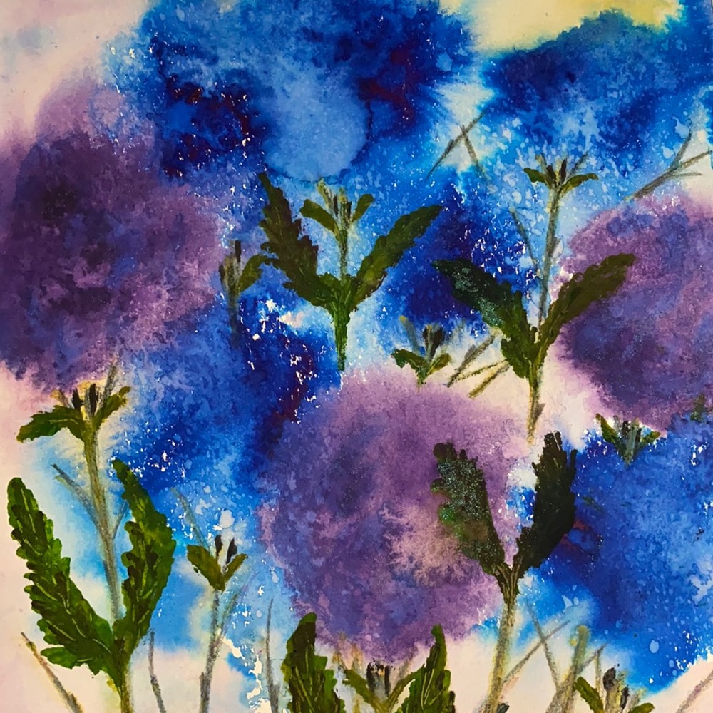 Original Watercolor 16x20 God’s Bouquet - Picture 3 of 9